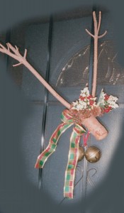 reindeer wreath