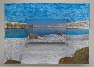 mixed media fiber art photography