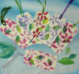 mixed media fiber art collage