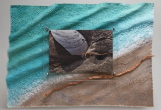 mixed media fiber art photography