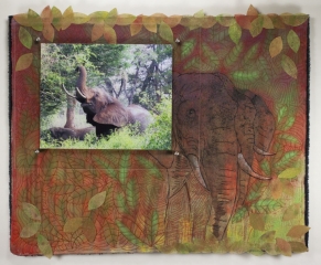 mixed media fiber art photography