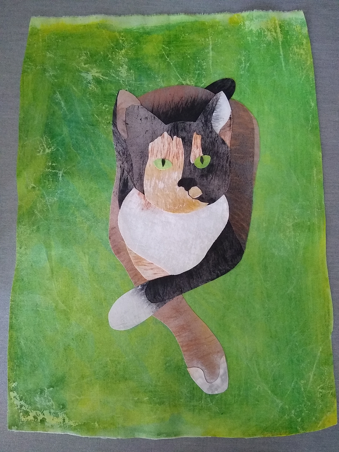 Painting Fur Fabric Fiber Designs by Ann